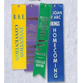 2"x8" Premium Grade Custom Award Ribbon W/Card